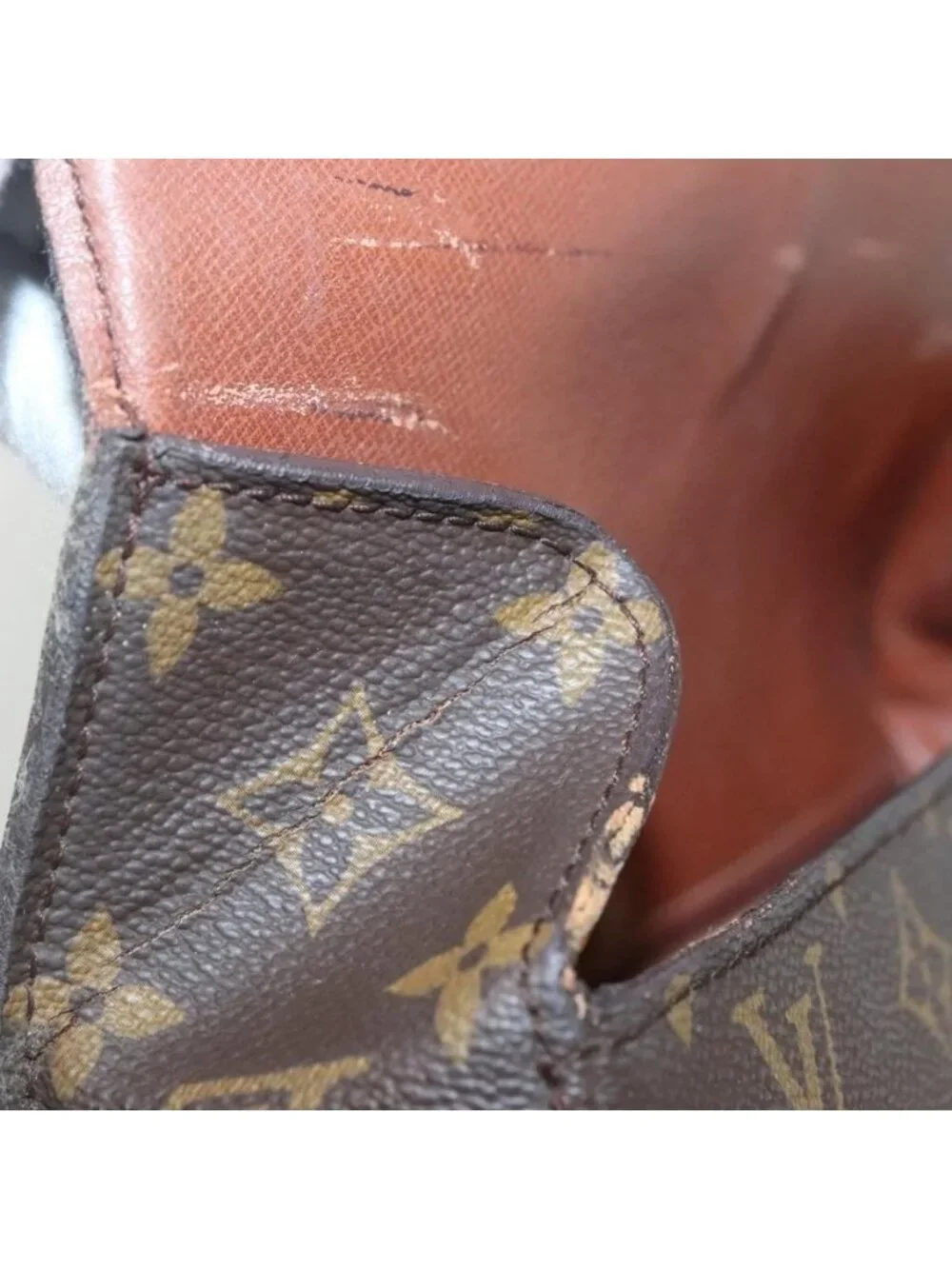 Authentic LOUIS VUITTON Monogram Monogram Saint Cloud GM Shoulder Bag M51242